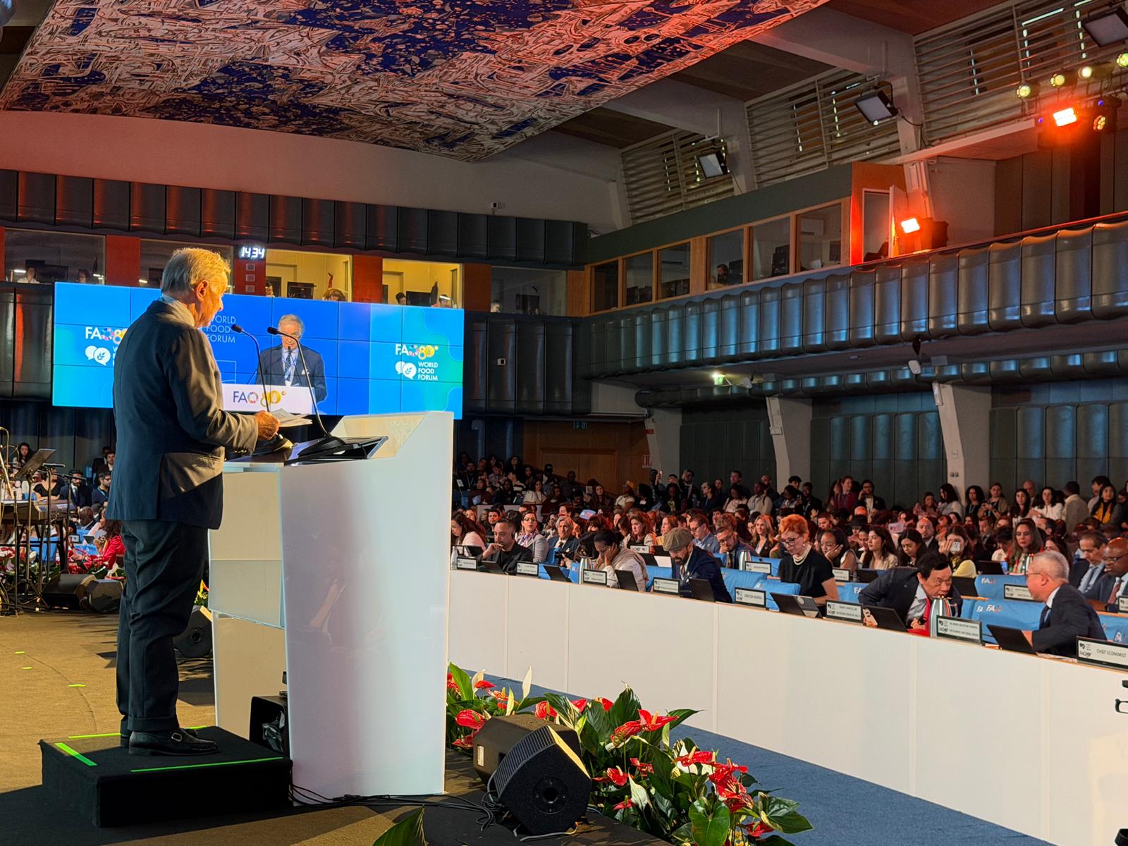 Grand Chancellor of Order of Malta Speaks at FAO World Food Forum Closing Ceremony