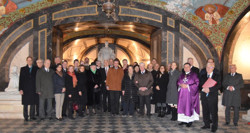 With Hungarian Knights of Malta in the Palatine Crypt of Buda Castle