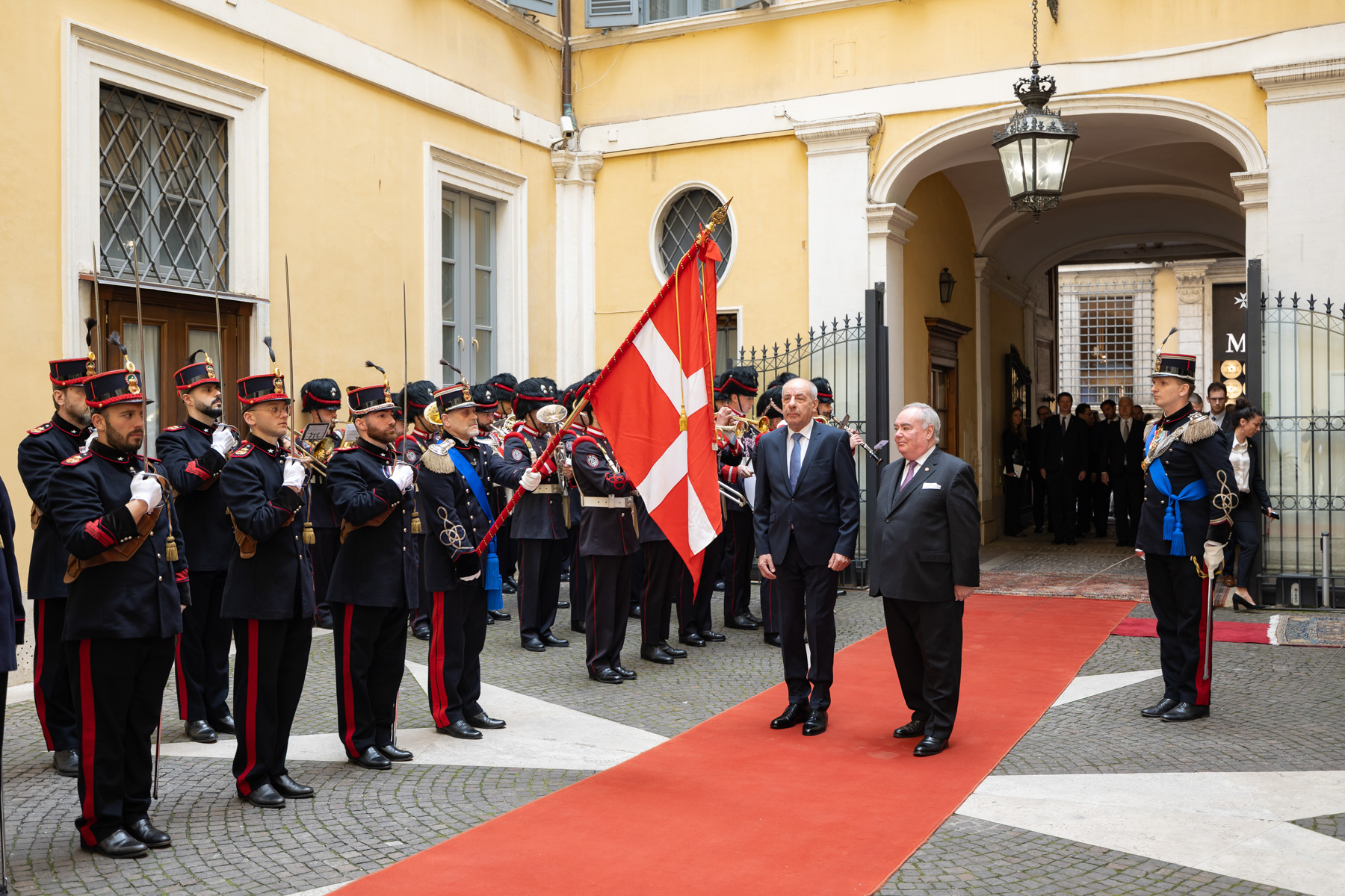 The President of the Republic pays an official visit to the Order of Malta