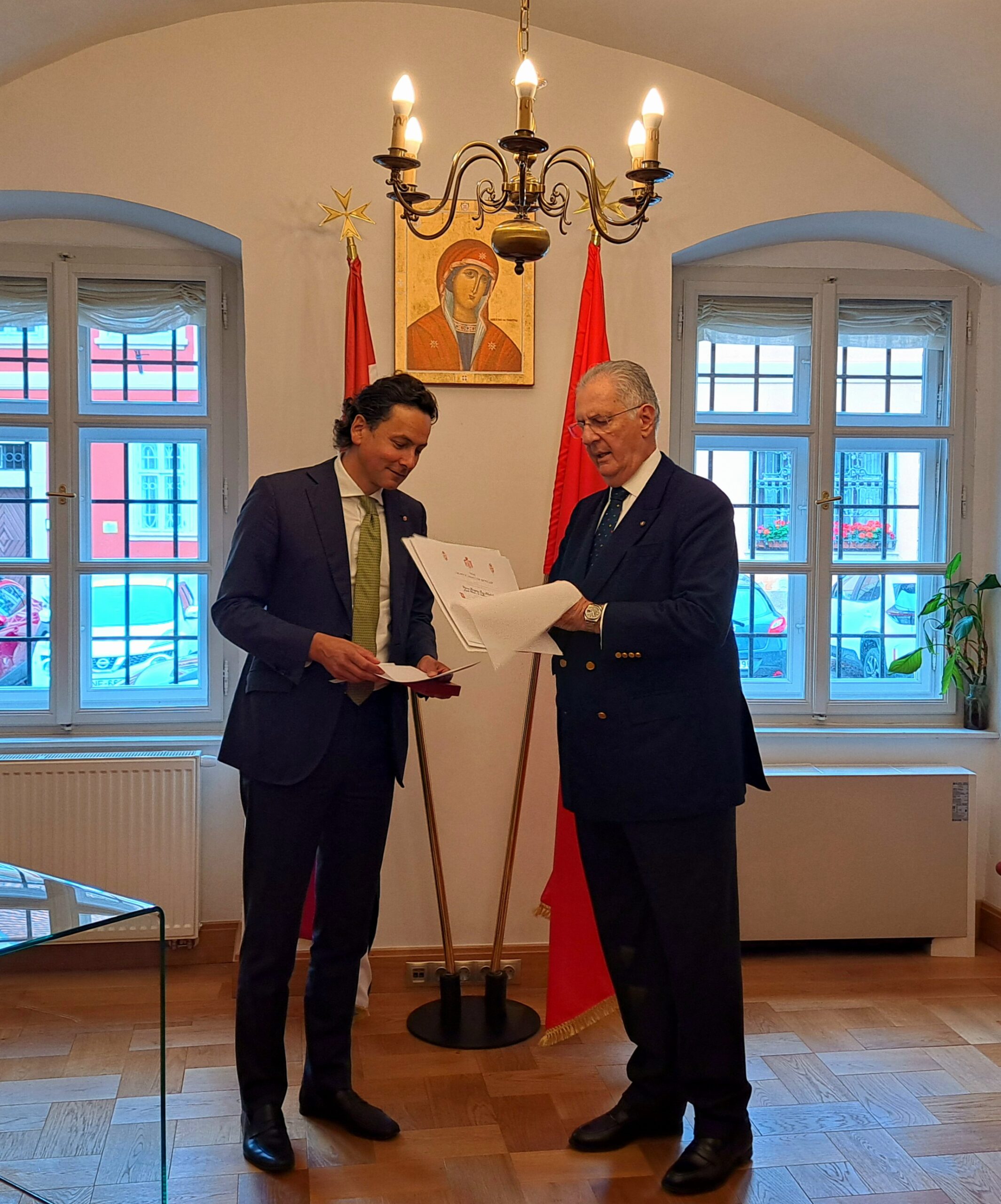 Pro Merito Melitensi award to Mr. Gregor Roy Chowdhury