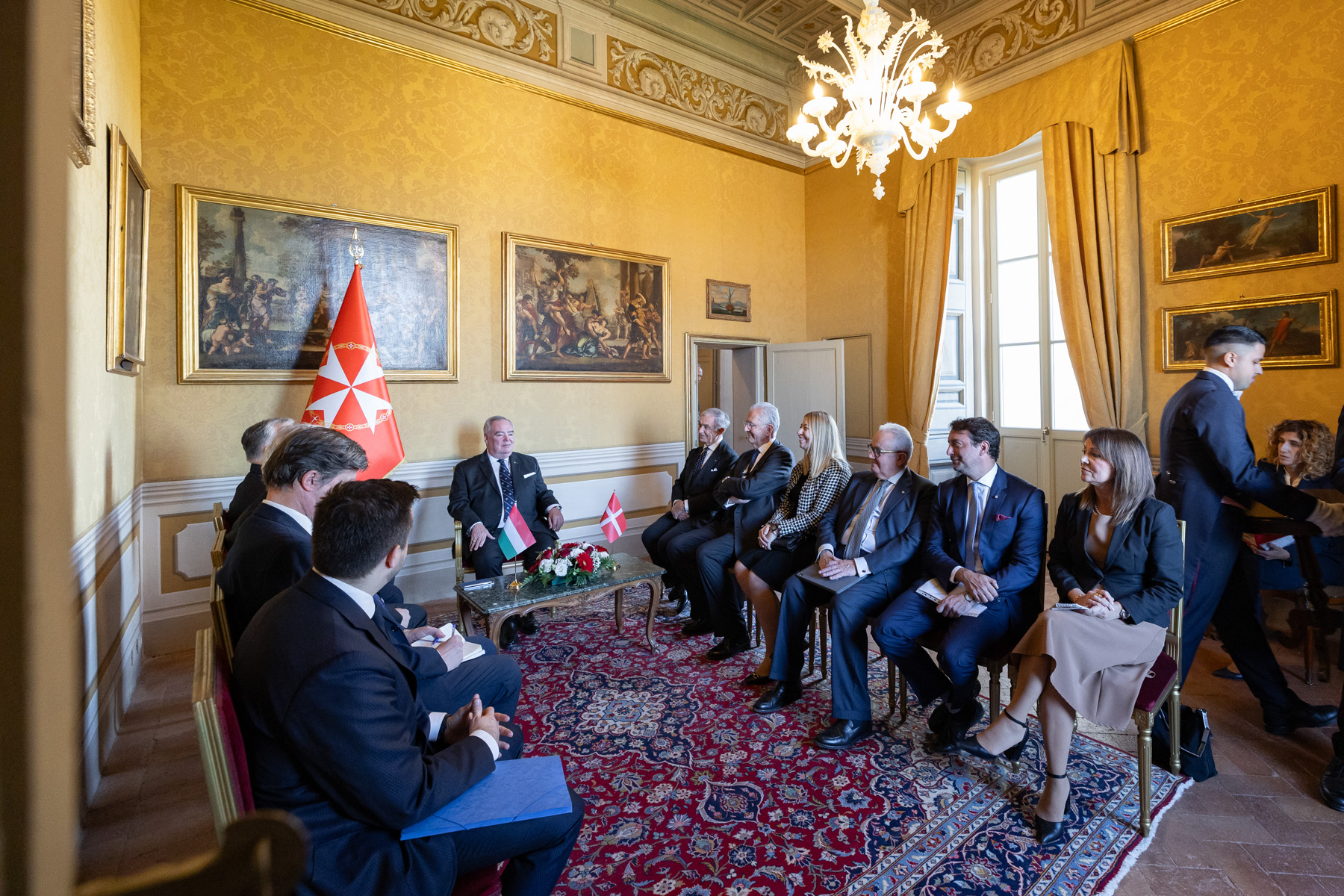 The Prime Minister of Hungary visits the Grand Master