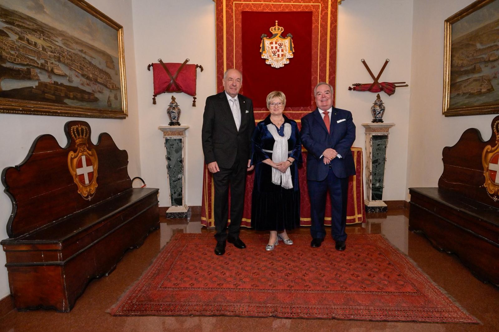 Courtesy visit by the President of the Republic to the Grand Master