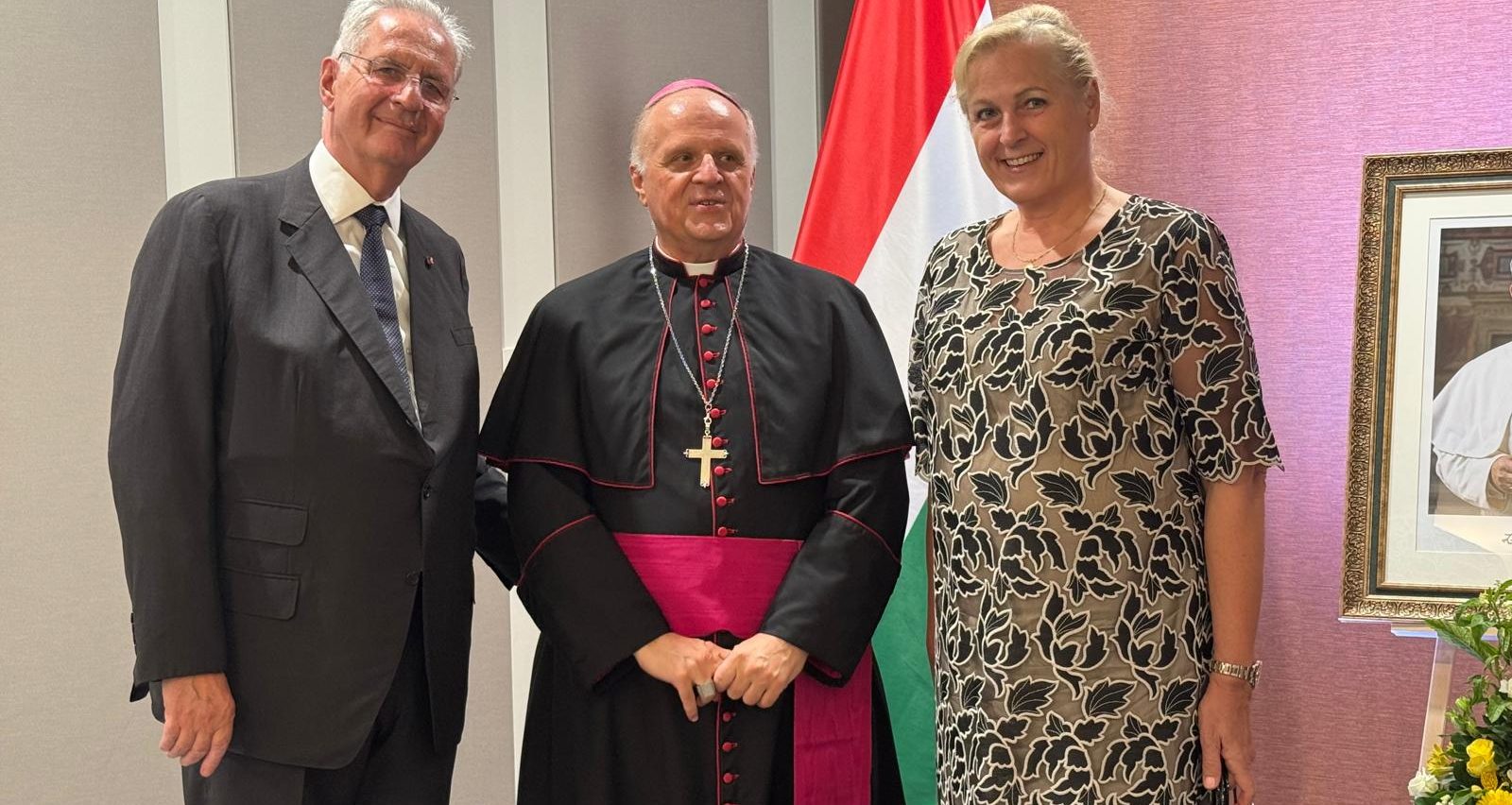 Reception at the Nunciature in Budapest