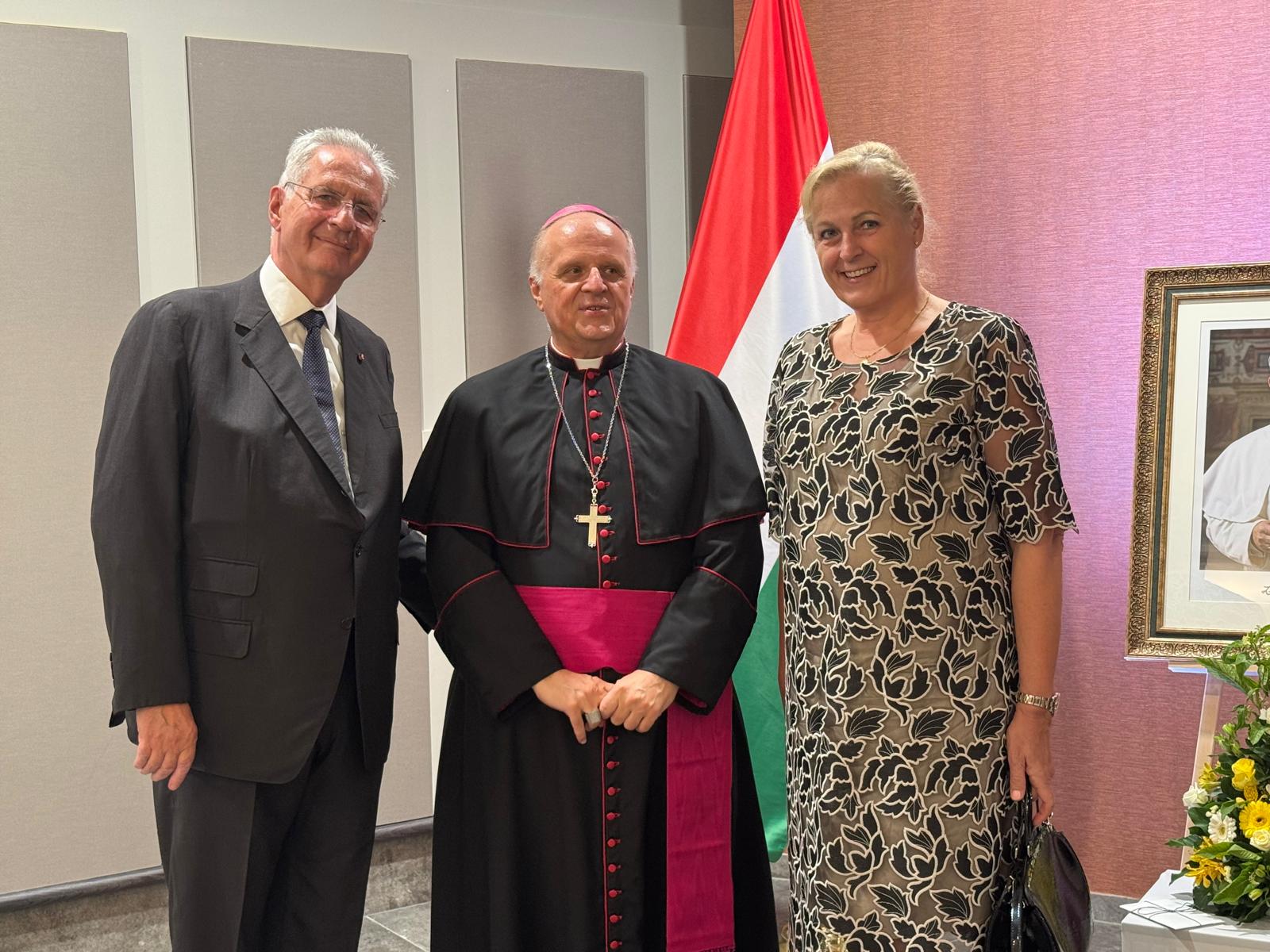 Reception at the Nunciature in Budapest